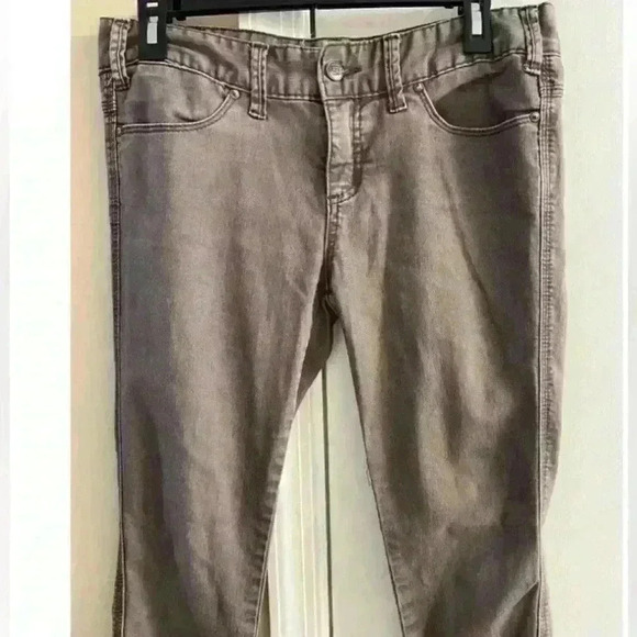 Free people light brown‎ skinny stretchy jeans in excellent condition. Sz 27 - Picture 2 of 5